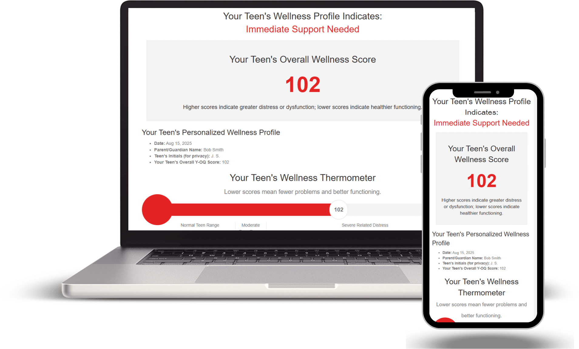 Multi Device Computer Mockup Wellness Reportt